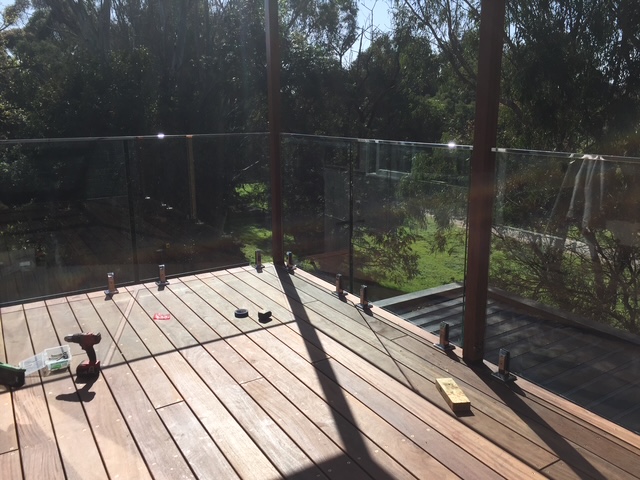 Merbau deck Kew